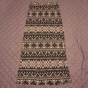 Aztec Maxi Skirt